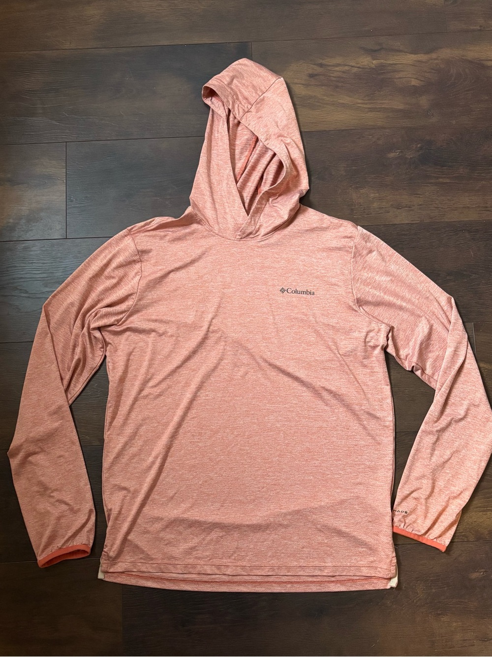 Columbia Omni-Shade Hooded Long Sleeve UPF Pink